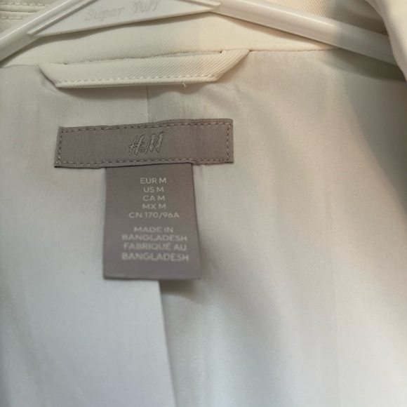 H&M White Cropped blazer - Picture 7 of 7